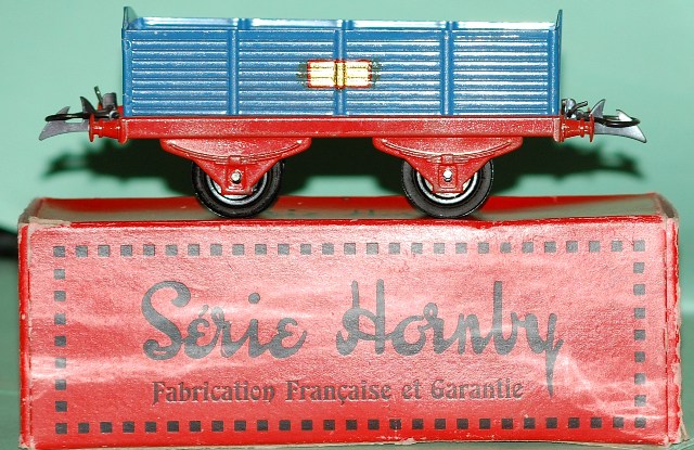B903 Vintage 1938 Hornby Francia Wagon Dumper Plm Eje Chapa de Metal